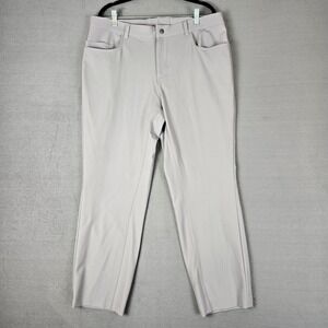 State And Liberty Pants Mens 38x28 Athletic Fit Stretch‎ Tech Chino Gray Preppy